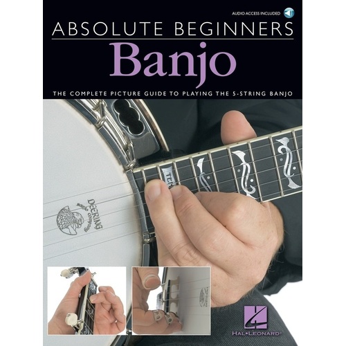 Absolute Beginners Banjo Book by Hal Leonard