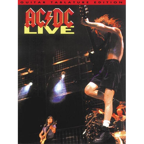AC/DC Live Guitar TAB (Softcover Book)