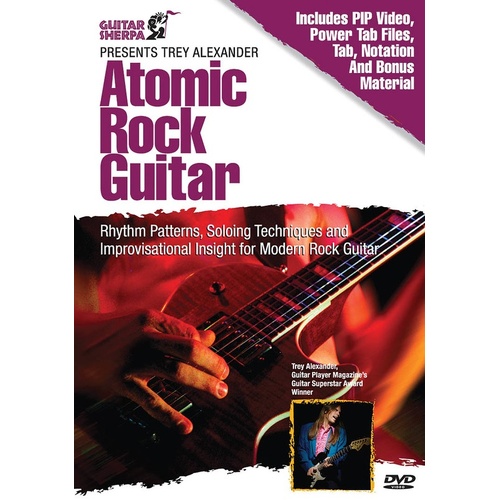 Trey Alexander Atomic Rock Guitar DVD 