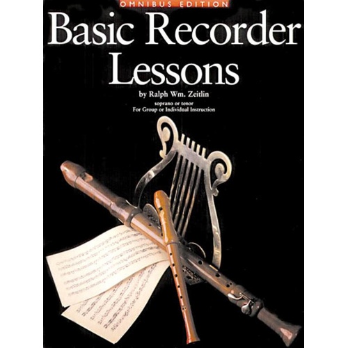 Basic Recorder Lessons Omnibus Edition (Softcover Book)