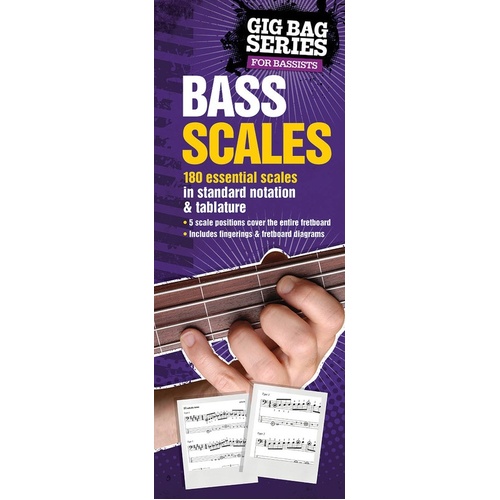 The Gig Bag Book Of Bass Scales TAB (Softcover Book)