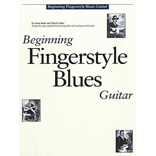 Beginning Fingerstyle Blues Guitar TAB Book/CD (Softcover Book/CD)