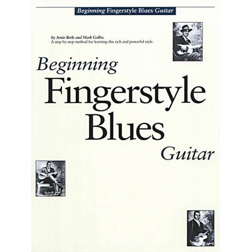 Beginning Fingerstyle Blues Guitar Tab Book with CD