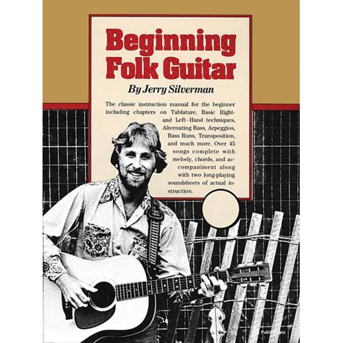 Jerry Silverman - Beginning Folk Guitar (Softcover Book)