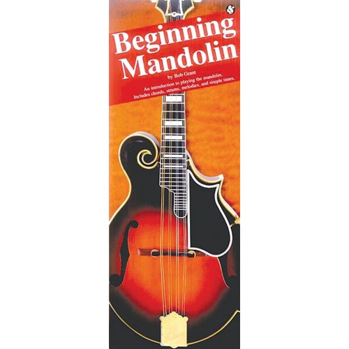 Beginning Mandolin (Softcover Book)
