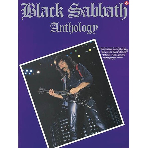 Black Sabbath Anthology Guitar TAB (Softcover Book)