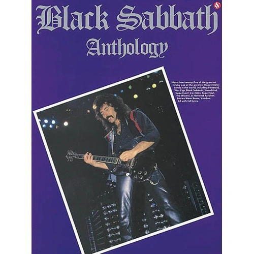 Black Sabbath Anthology Guitar Tab Book with Lyrics and Chords