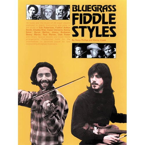 Bluegrass Fiddle Styles (Softcover Book)