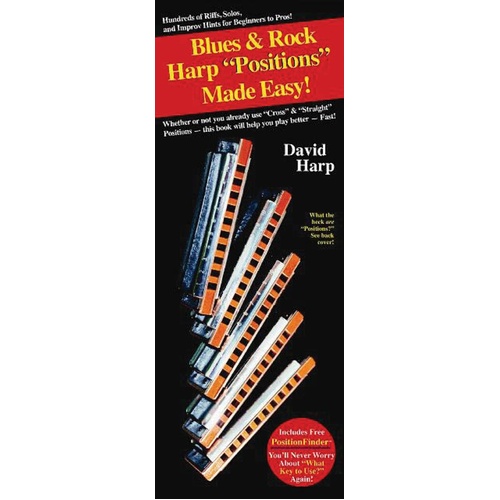 Blues and Rock Harp Positions Made Easy (Softcover Book)