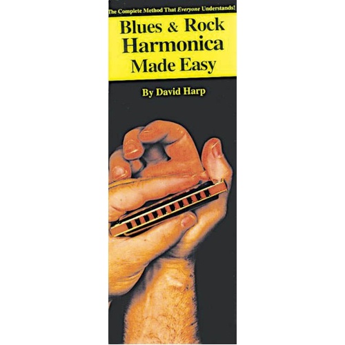 Blues and Rock Harmonica Made Easy (Softcover Book)