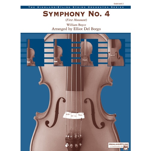 Symphony No 4 1st Movement String Orchestra Sheet Music Grade 2