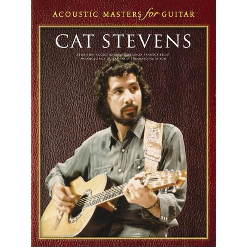 Cat Stevens Acoustic Masters For Guitar Guitar TAB (Softcover Book)