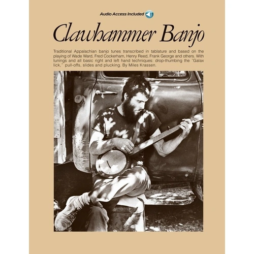 Clawhammer Banjo Book - Tablature, Techniques & Tunings, 80 Pages