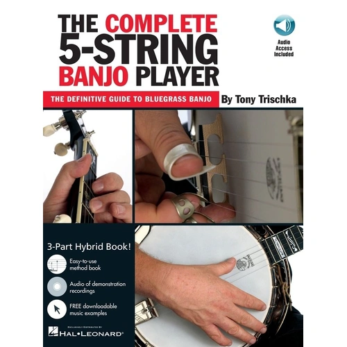 Complete 5-String Bluegrass Banjo Player Book with Audio CD