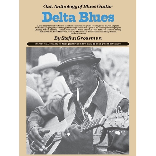 Delta Blues Oak Anthology Of Blue Guitar TAB (Softcover Book)