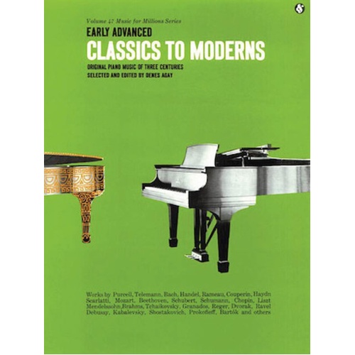 Early Advanced Classics To Moderns Piano Mfm 47