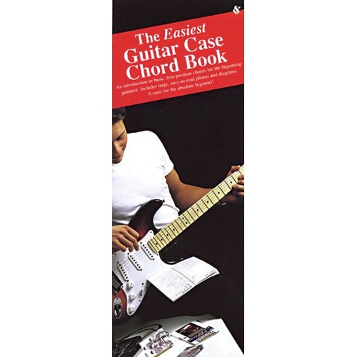 The Easiest Guitar Case Chord Book by Music Sales America - 56 Pages, Basic First-Position Chords for Beginners