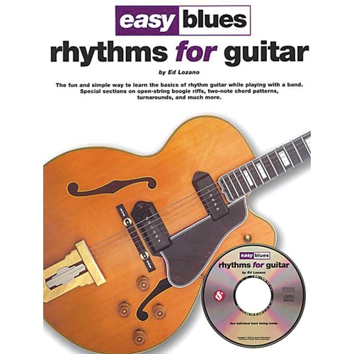 Easy Blues Rhythms For Guitar Book/CD (Softcover Book/CD)