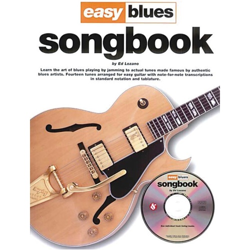 Easy Blues Songbook For Guitar TAB Book/CD (Softcover Book/CD)