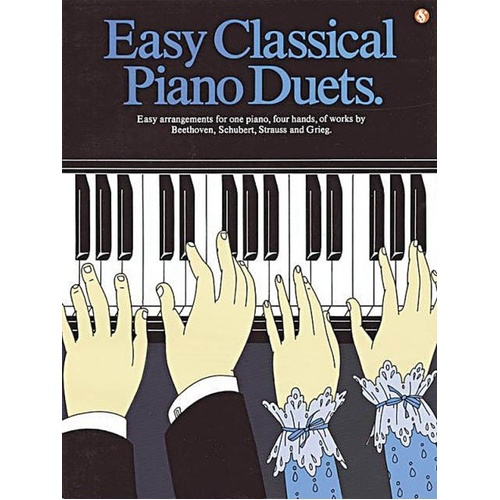 Easy Classical Piano Duets for Intermediate Pianists - 64 Pages, Music Sales America