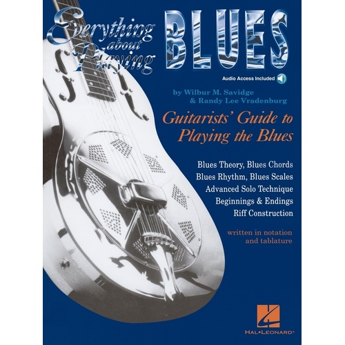 Everything About Playing Blues Book/CD