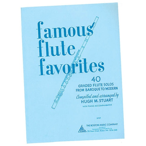 Famous Flute Favorites Flute/Piano (Softcover Book)