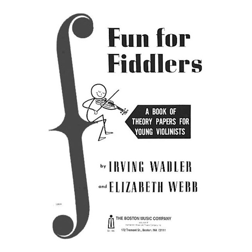 Fun for Fiddlers Theory Papers - Violin, 28 Pages, Boston Music