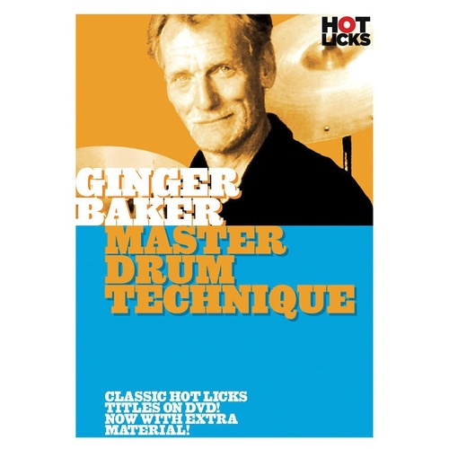 Ginger Baker - Master Drum Technique DVD (DVD Only)