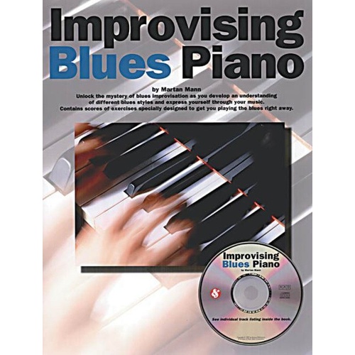 Improvising Blues Piano Book with CD