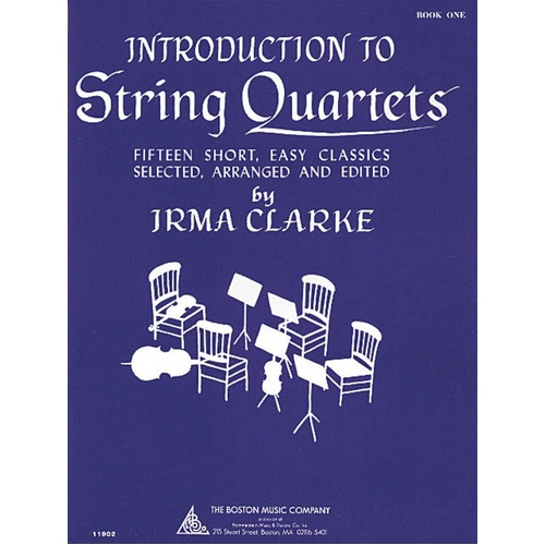 Introduction To String Quartets Book 1 Score/Parts