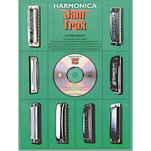 Jam Trax Harmonica Book/CD (Softcover Book/CD)