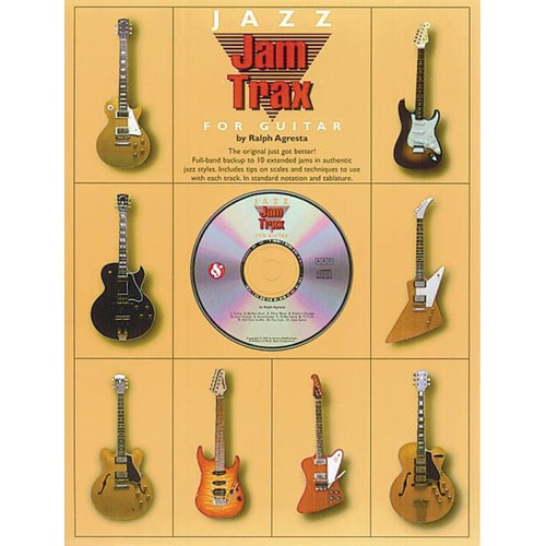 Jam Trax Jazz Guitar TAB Book/CD (Softcover Book/CD)