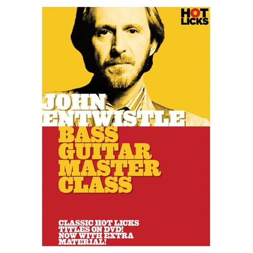 John Entwistle - Bass Guitar Master Class DVD (DVD Only)