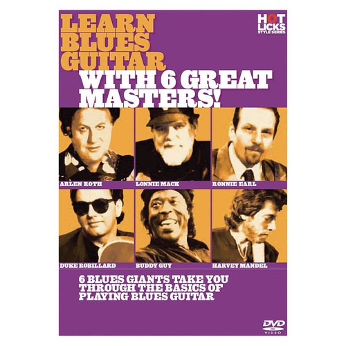 Learn Blues Guitar With 6 Great Masters DVD (DVD Only)