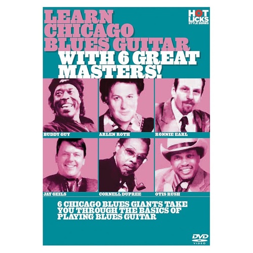 Learn Chicago Blues Guitar With 6 Great Masters DVD (DVD Only)