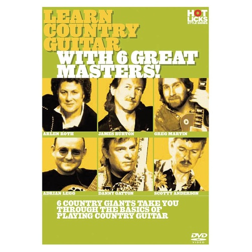 Learn Country Guitar With 6 Great Masters DVD (DVD Only)