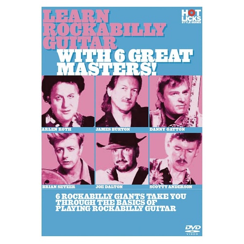 Learn Rockabilly Guitar With 6 Great Masters DVD (DVD Only)