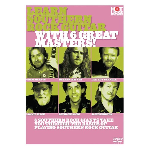 Learn Southern Rock Guitar With 6 Great Masters DVD (DVD Only)