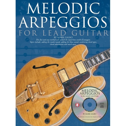 Melodic Arpeggios For Lead Guitar TAB Book/CD (Softcover Book/CD)