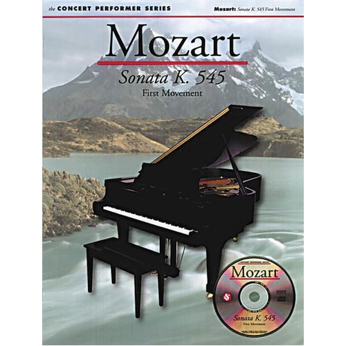 Mozart - Sonata K 545 Concert Performer Book/CD