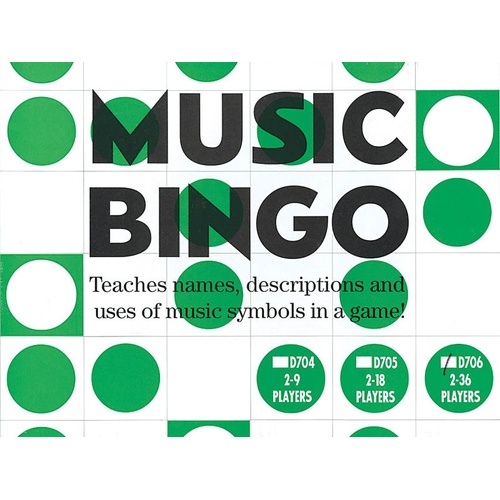 Music Bingo (2-36 Players)