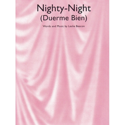 Nighty-Night (Dormez Bien) PVG Single Sheet