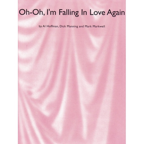 Oh Oh Im Falling In Love Again PVG Single Sheet