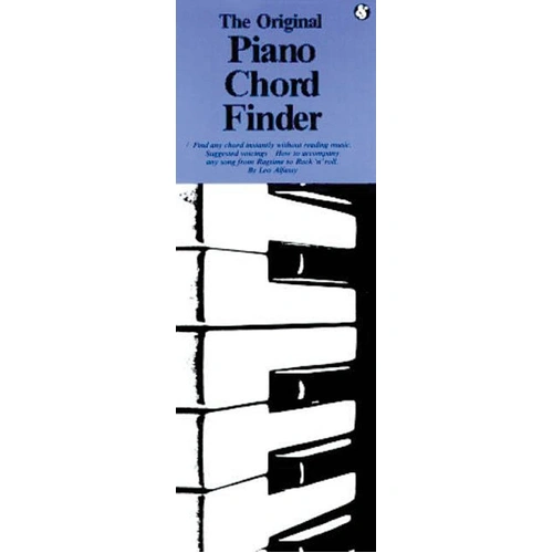 Original Piano Chord Finder by Music Sales America - 40 Pages for Instant Chord Identification