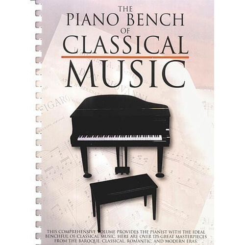 Piano Bench Of Classical Music (Softcover Book)