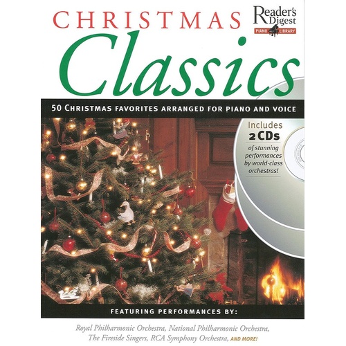 Christmas Classics Readers Digest Piano Library (Softcover Book/CD)
