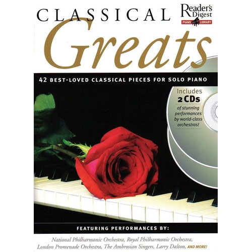 Classical Greats Readers Digest Piano Library