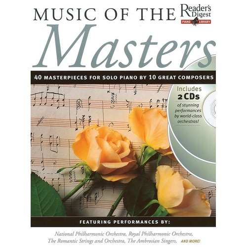 Music Of The Masters Readers Digest Piano Library (Softcover Book/CD)