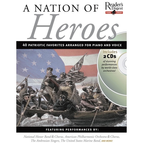 A Nation Of Heroes Readers Digest Piano Library (Softcover Book/CD)