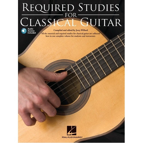 Required Studies For Classical Guitar Book/CD (Softcover Book/CD)
